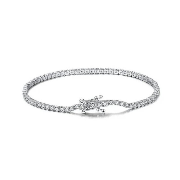 🔥Mint&Lily Classic Tennis Bracelet .925 NEW - Picture 2 of 5